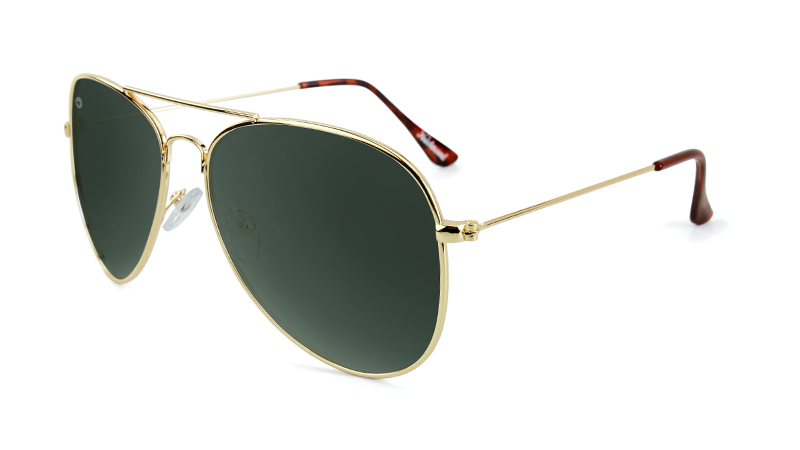 Knockaround Mile Highs Gold Sunglasses