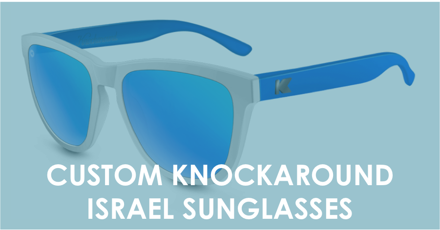 Knockaround Premiums Sunglasses in Custom Israel Colors